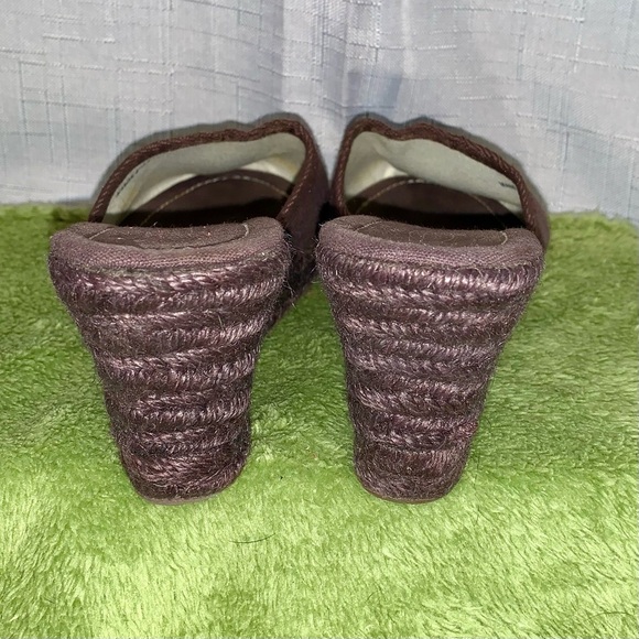 Talbots Brown Woven Wedge "Mandalay" size 6 - Picture 6 of 10